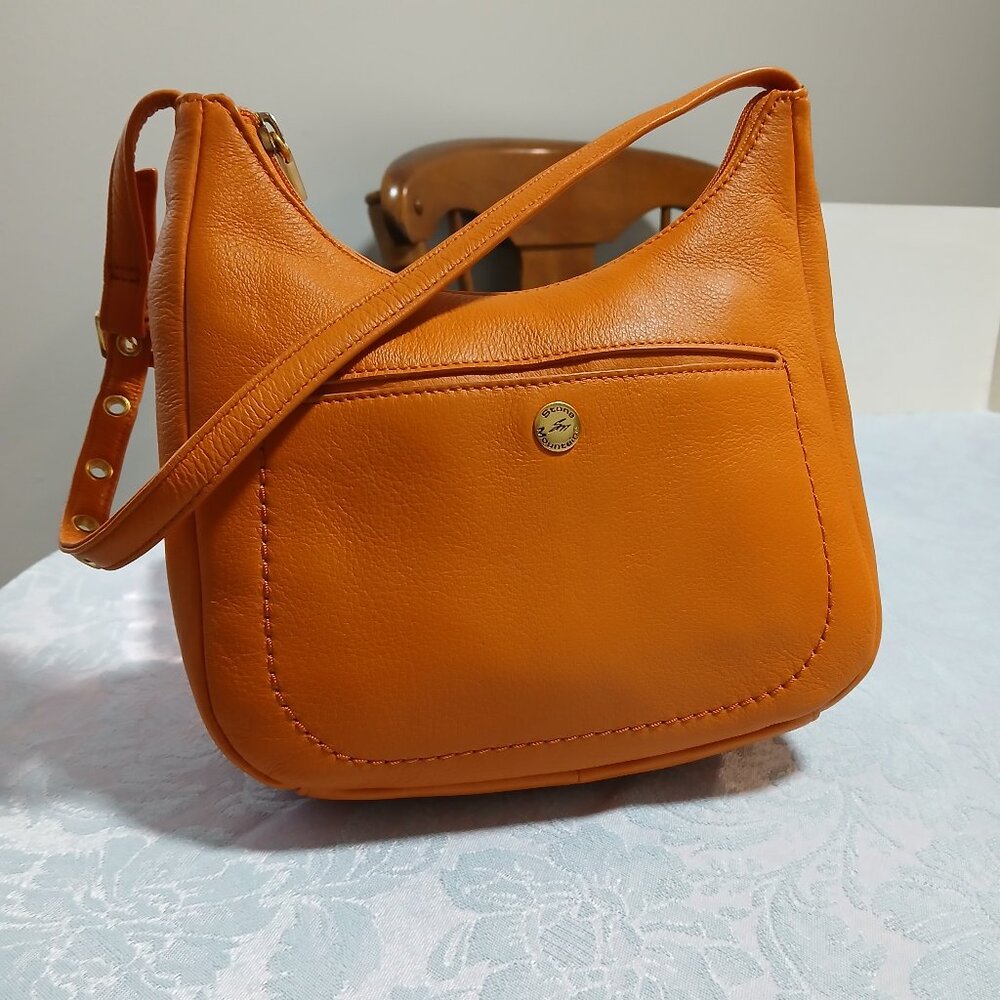 Stone Mountain New Without Tags Orange Leather Mini Bag